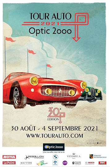 Route of Tour Auto 2021 / © Peter-Auto